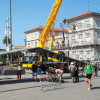 Desmontaxe das instalacións das Festas da Peregrina e inicio de preparativos para a Feira Franca