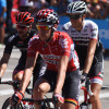 Saída da terceira etapa de La Vuelta en Marín