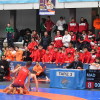 Participantes en el campeonato de España de lucha escolar y cadete