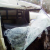 Accidente de una furgoneta y dos camiones entre A Estrada y Cuntis