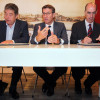Firma del convenio entre el Sergas y el Concello para la construcción del Gran Montecelo
