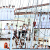 El buque escuela "Juan Sebastián de Elcano" llega a Marín