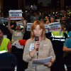 Intervención de los representantes de los trabajadores de Ence en el pleno municipal