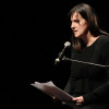 La actriz Rocío Gómez hace una lectura interpretada de un texto de Montse Fajardo en el homenaje