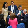 Alfonso Rueda, con parte do grupo parlamentario do PP