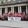 Manifestación de CCOO y UGT en defensa de las pensiones
