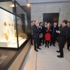 Visita de Louzán y Ana Pastor a las salas de arqueología del Museo de Pontevedra