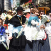 Ofrenda floral á Virxe Peregrina en Pontevedra
