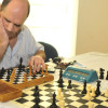 Una de las partidas del I Open Internacional de Xadrez de Pontevedra