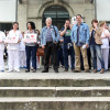 Protesta sindical contra el cierre de camas en los Hospitales de Pontevedra y de O Salnés