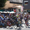 Saída da terceira etapa de La Vuelta en Marín