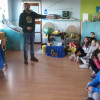 Clase de educación ambiental en el colegio Carballal