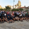 Presentación del Pontevedra CF en la Praza da Ferrería