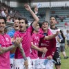 Celebración en Palencia del ascenso del Pontevedra CF