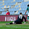 Acción que supuso el 2-1 en el partido de liga entre Pontevedra y Coruxo en Pasarón