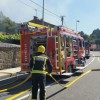Incendio nunha vivenda no lugar de A Barcia, en Marcón