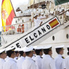 Chegada do Juan Sebastián de Elcano a Marín