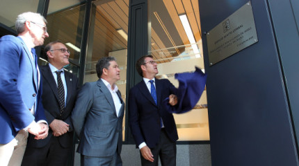 Inauguración do Edificio Administrativo da rúa Benito Corbal