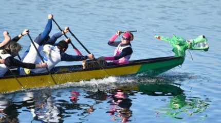 Segundo Festival 'dragon Boat' en el río Lérez