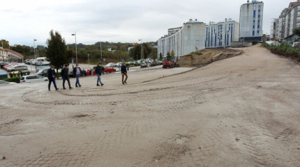 Obras de acondicionamiento del aparcamiento de Valdecorvos