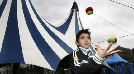 El circo llega a Pontevedra y, dentro, su escuela
