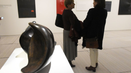 Inauguración da exposición dedicada a Leopoldo Nóvoa no Museo