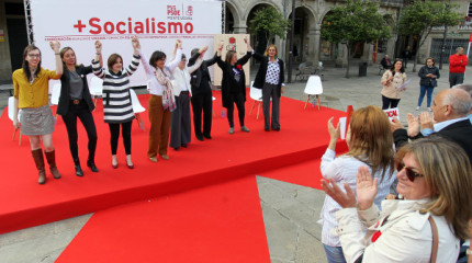 Acto del PSOE por la igualdad, 'A política local, con voz de muller'