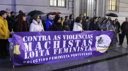 Pontevedra sae á rúa contra a sentenza da Manada de Manresa 