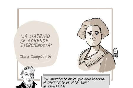 Diferencias entre Clara Campoamor y Vargas Llosa