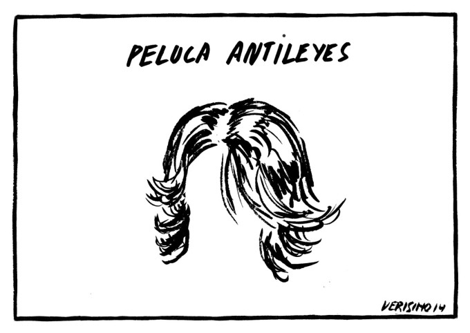 Peluca Antileyes