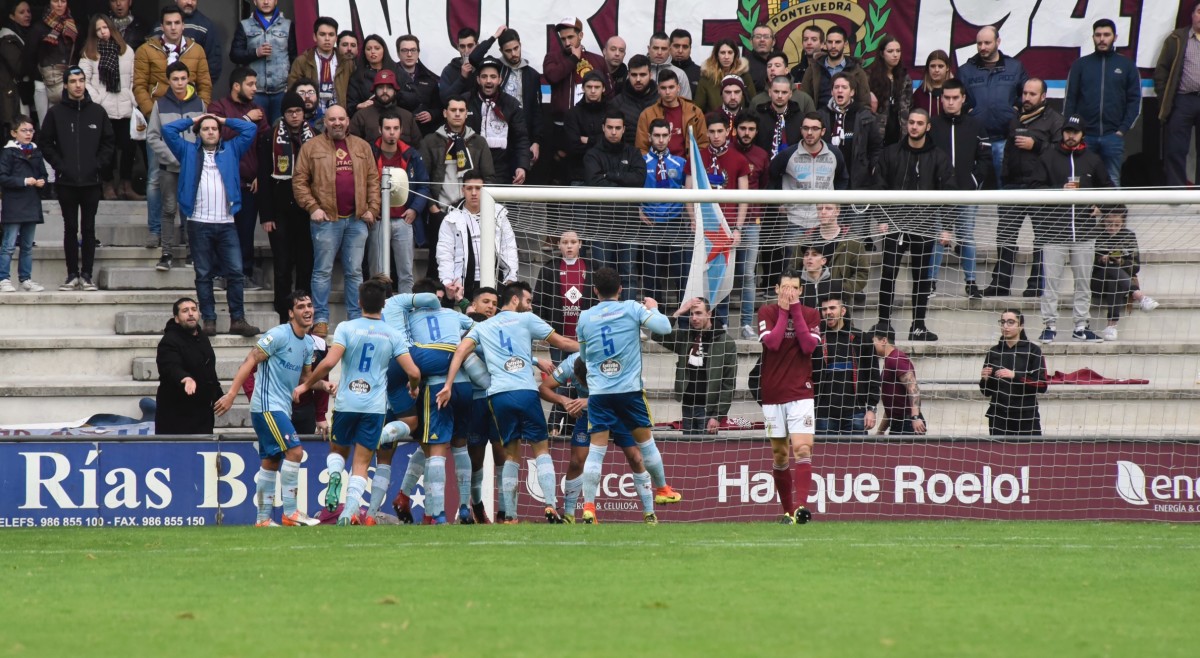 Celta b contra pontevedra