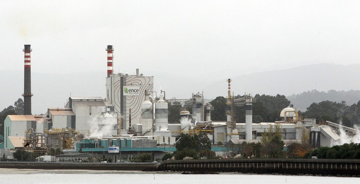 Fábrica de Ence en Lourizán