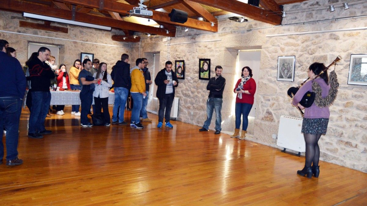 Inauguración de la exposición "Arte Natura" en el Casal de Ferreirós