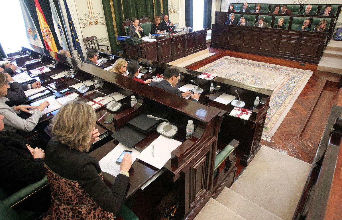 Pleno de la Deputación de Pontevedra