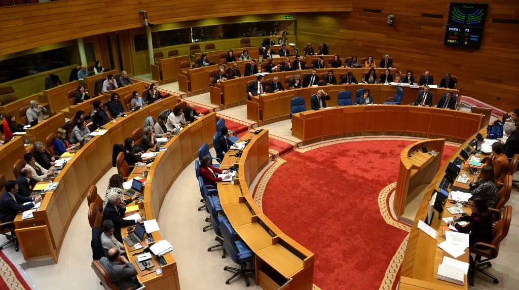 Pleno del Parlamento de Galicia