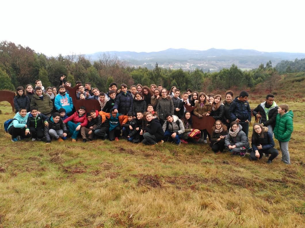 Alumnos del IES de Ponte Caldelas