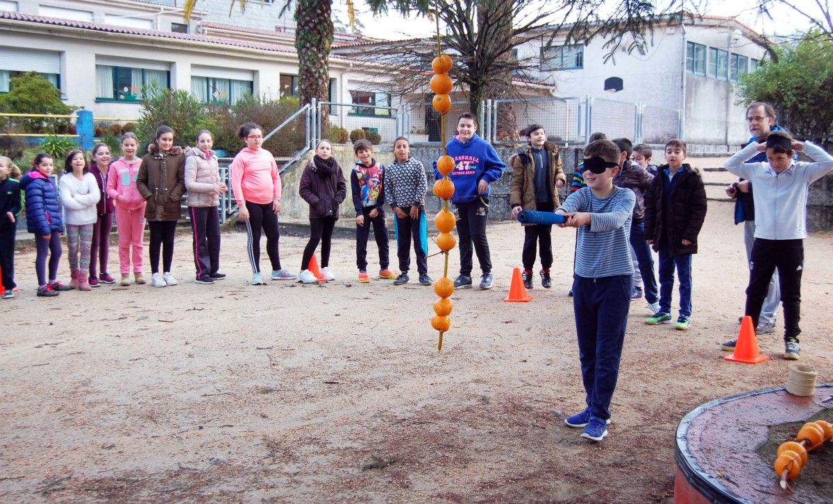 Corrida do Galo en el CEIP Amor Ruibal de Barro