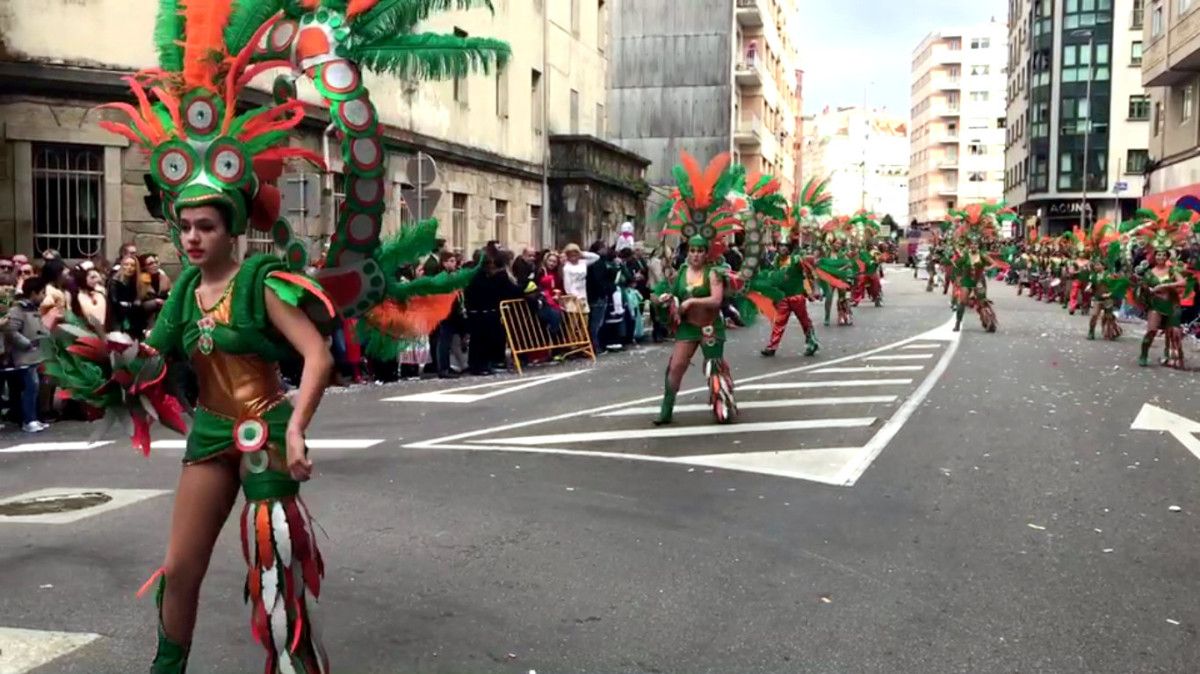 Desfile del Entroido 2017 en Pontevedra