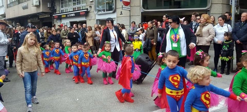 Desfile infantil del Entroido de Marín 2017