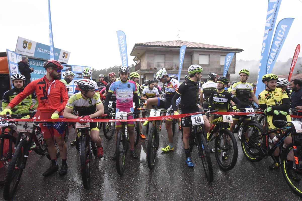 Salida de la Transgalaica 2017 en Carballedo