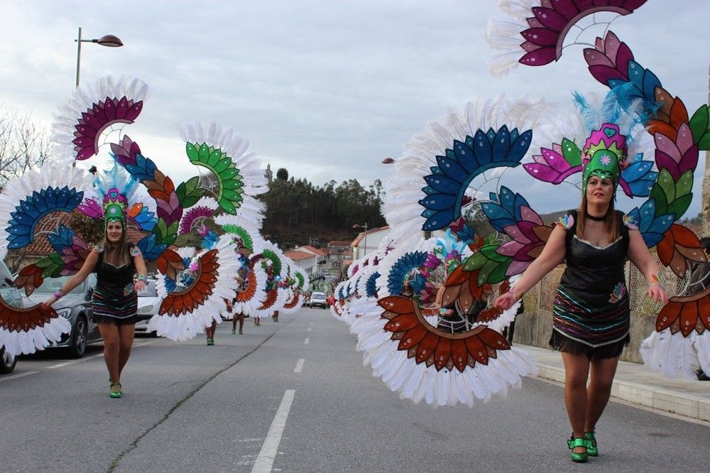 Desfile del carnaval 2017 en A Lama