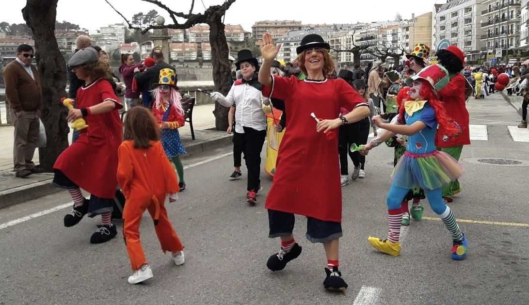 Desfile infantil de entroido de Sanxenxo