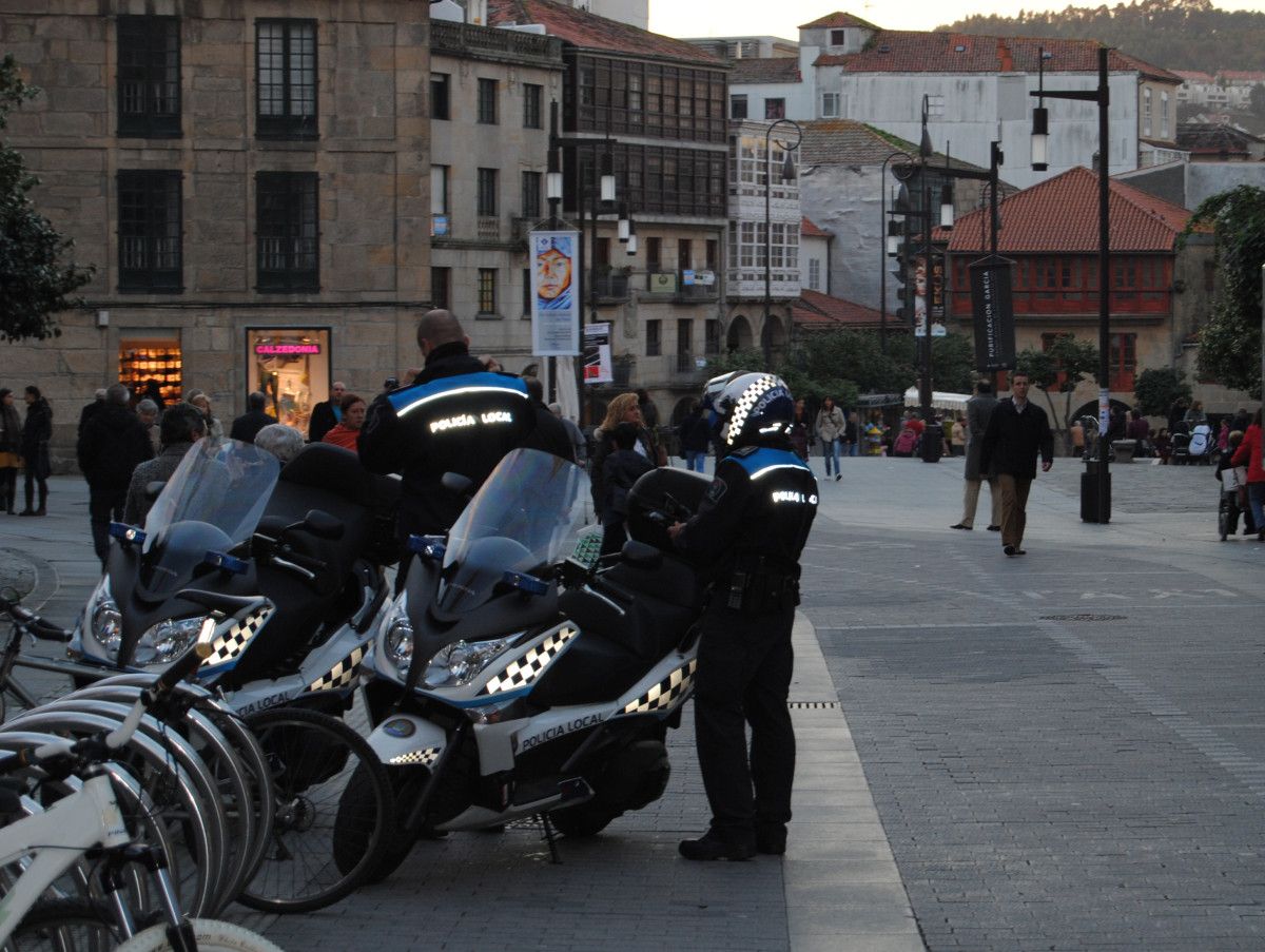 Agentes de la Policía Local de Pontevedra