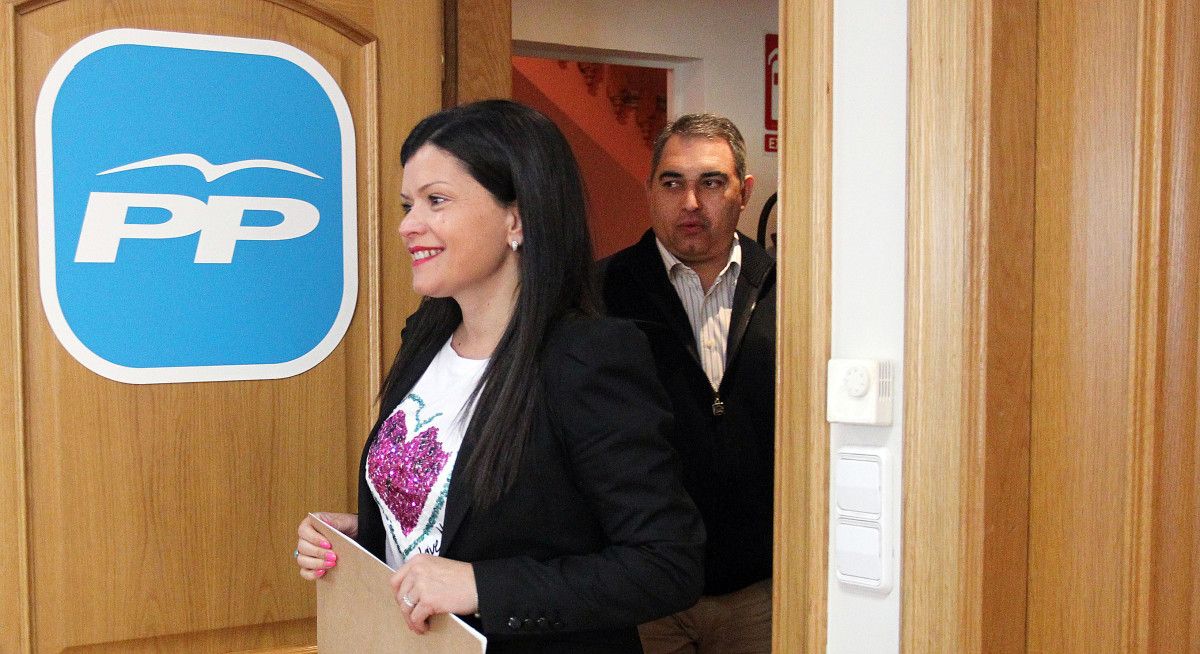 Nidia Arévalo y Luis Aragunde, portavoces del PP