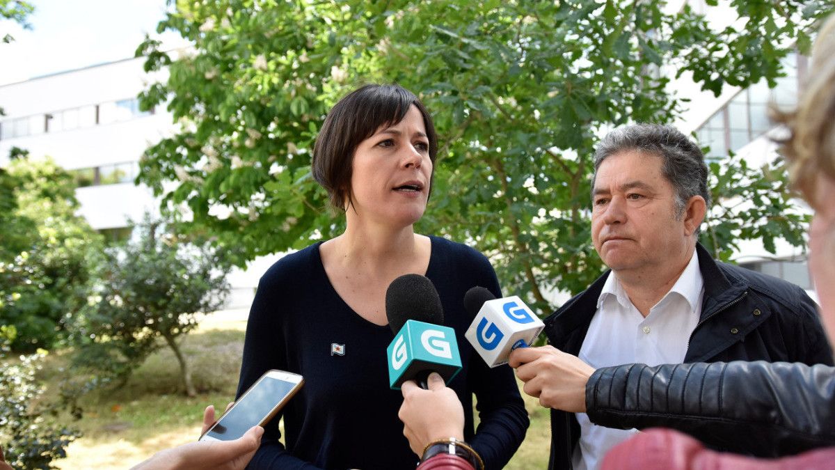 Ana Pontón y Miguel Anxo Fernández Lores