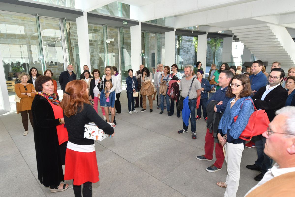 Visitas Cruzadas por el Museo de Pontevedra, con Uxía Senlle e Isabel Risco