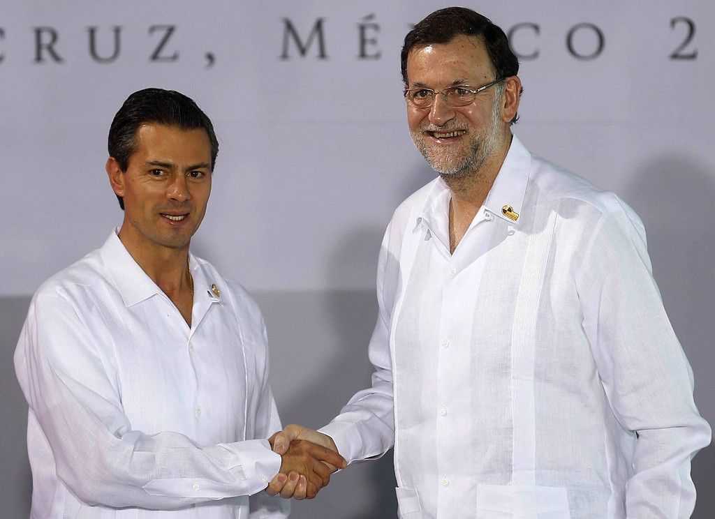 Peña Nieto y Mariano Rajoy