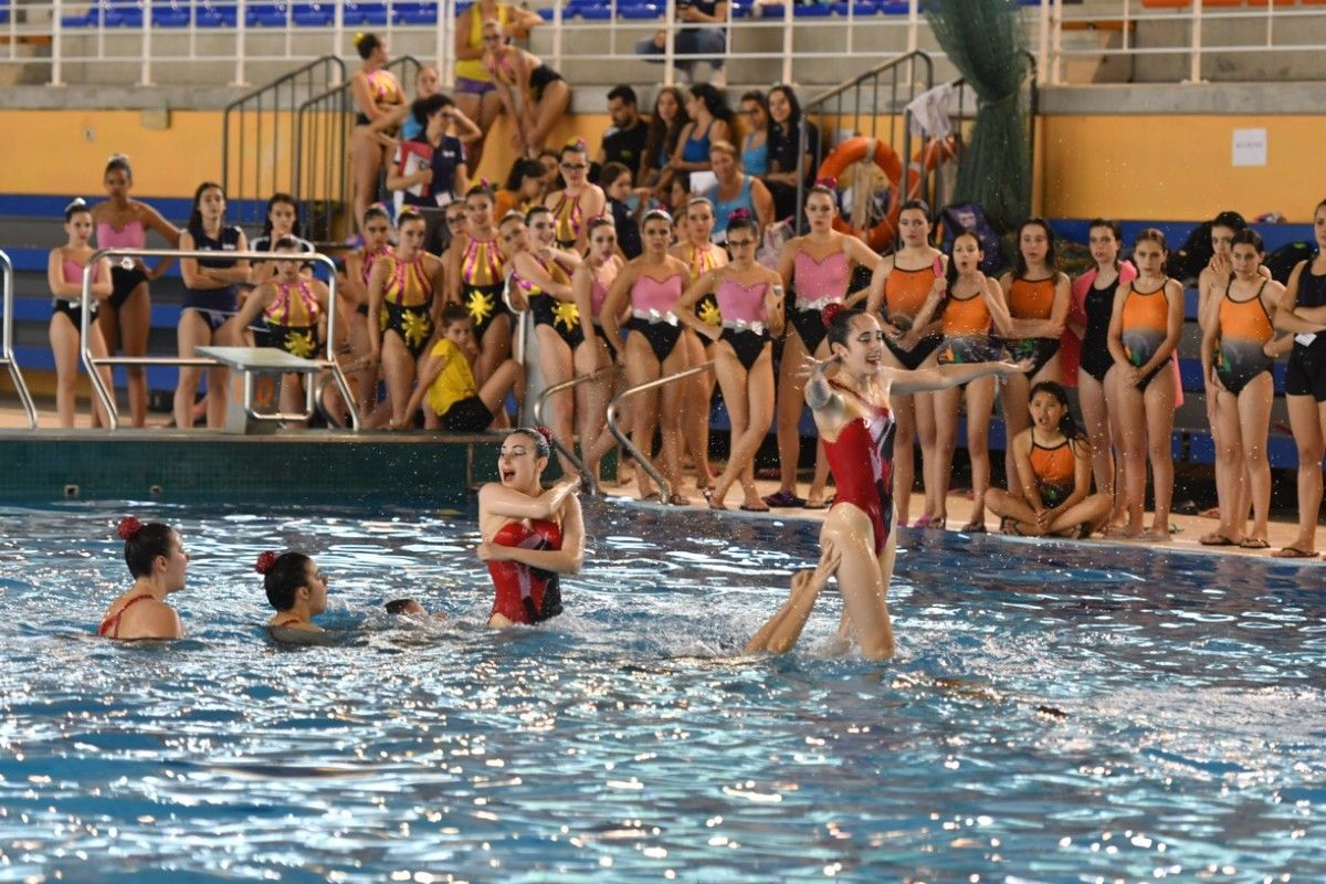 Campionato Galego de Base de Natación Sincronizada na piscina de Pontemuiños