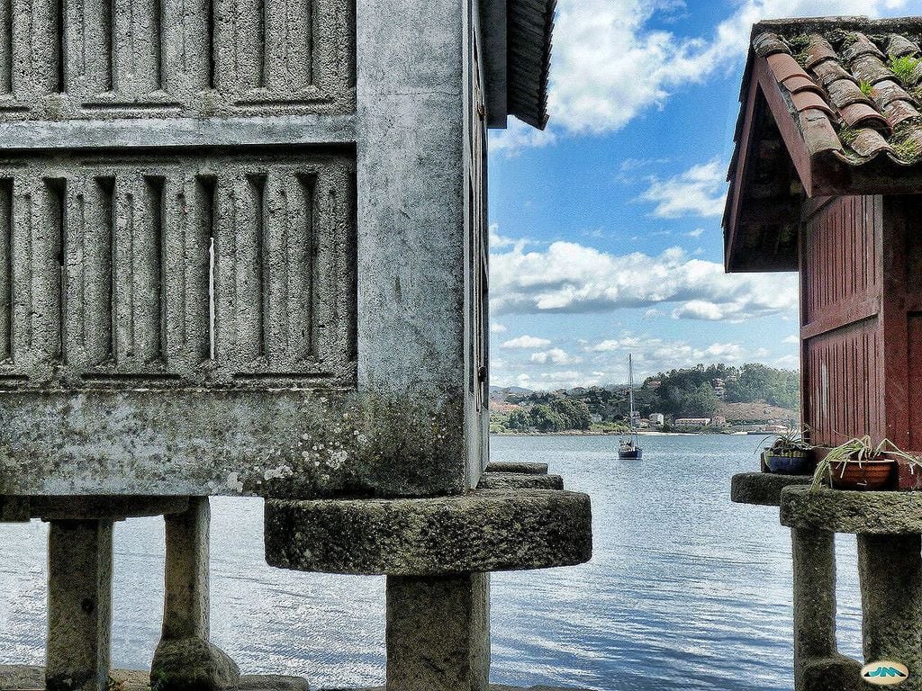 Vista de la ría de Pontevedra desde Combarro