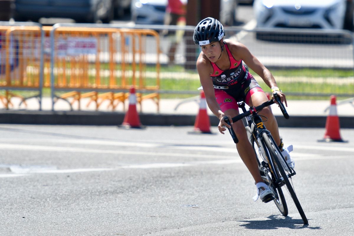 Saleta Castro, en la segunda jornada del Campeonato de España de Triatlón por Clubes 2017